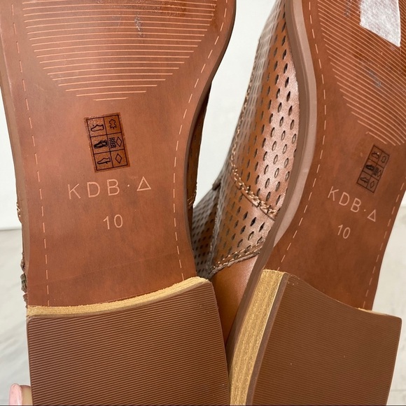 New! Kelsi Dagger Alaska Brown Leather Bootie 10 - Picture 13 of 14